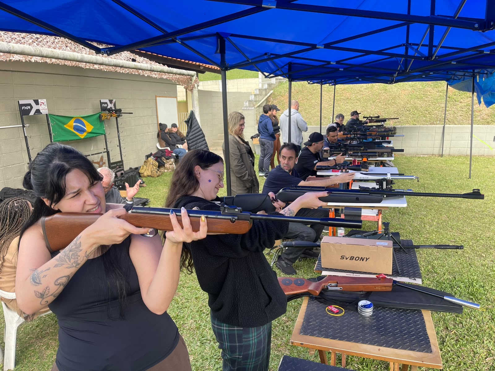 Foto da pista de torneio do Sitio Monte Aprazivel
