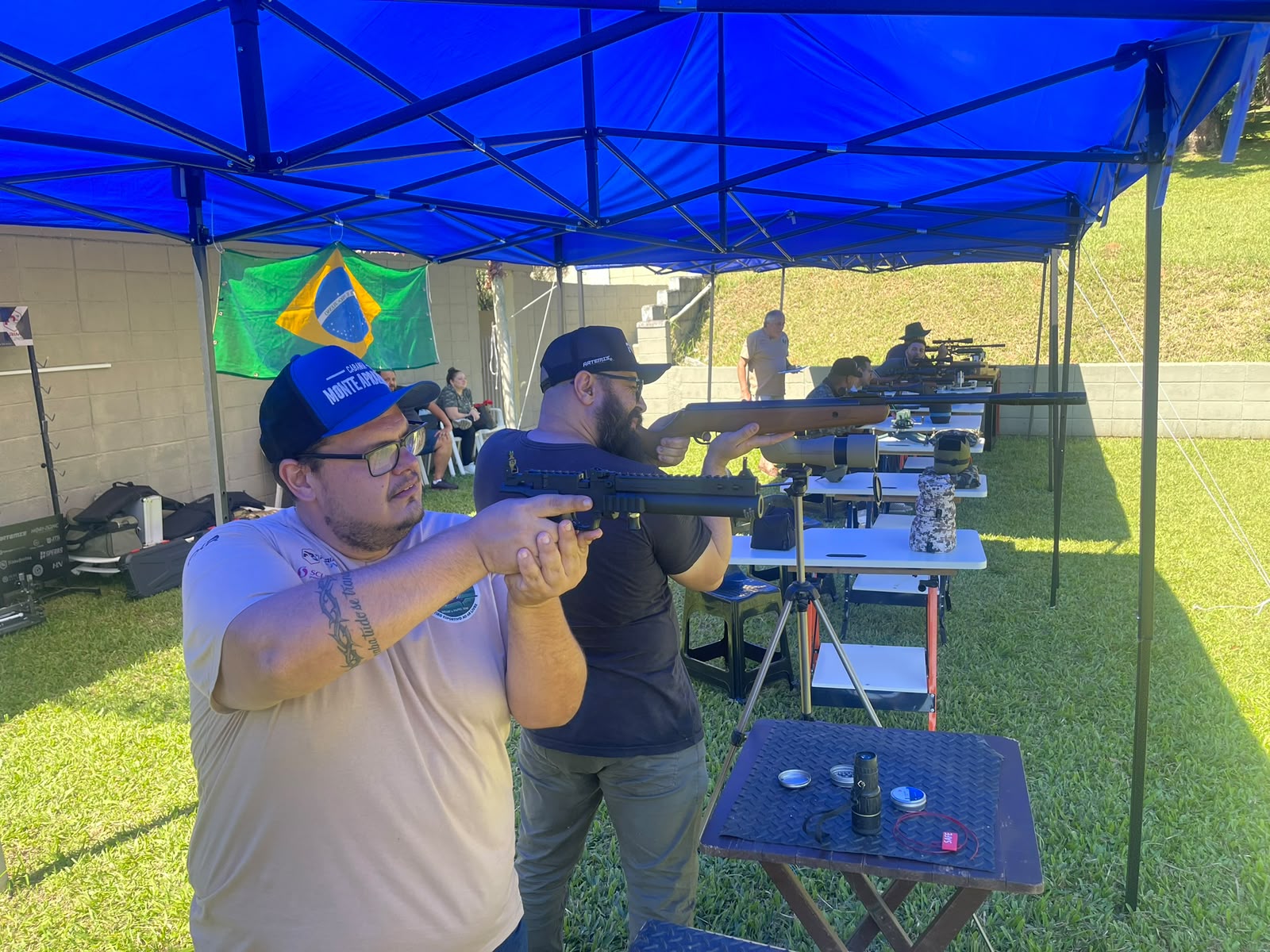 Visao complementar da pista de torneio
